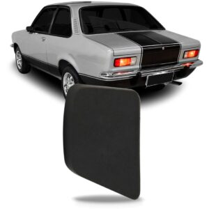 Ponteira Parachoque Traseiro Chevette 1972/1982 Preto Lado Esquerdo