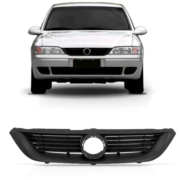 Grade Radiador Vectra 1997/2005 Preto 6 Furos 1a Linha Preto