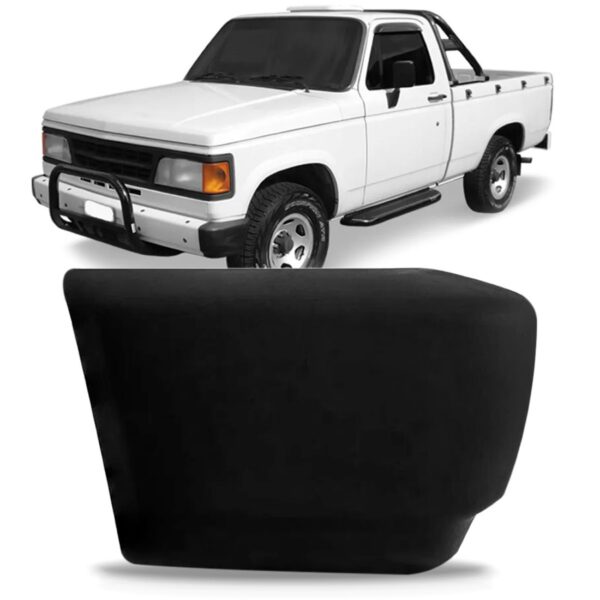 Ponteira Parachoque Traseiro D20 1985 86/1999 Preto Promoção Lado Direito