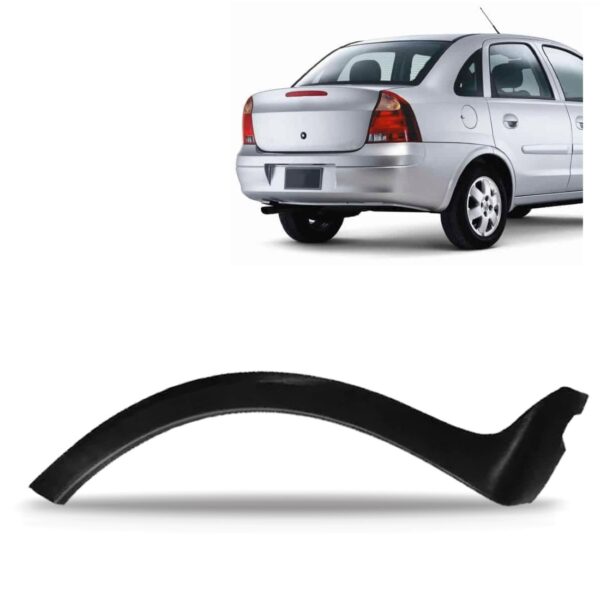 Moldura Vao Roda Traseiro Corsa 2003 A 2012  Preto Ld