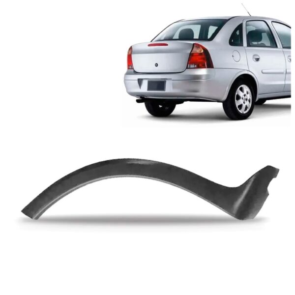 Alargador Vão Roda Traseiro Para Corsa Sedan 1994 A 2009 Lado Direito