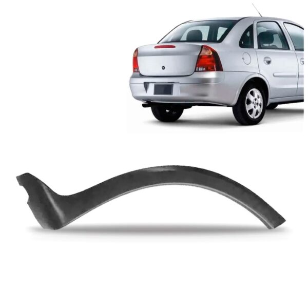 Alargador Vão Roda Traseiro Para Corsa Sedan 1994 A 2009 Lado Esquerdo