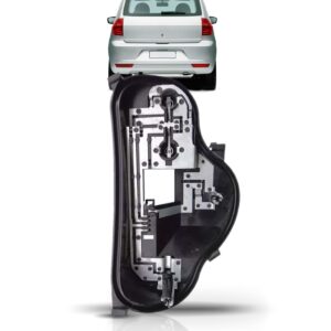 Circuito Sinaleira Traseira Fox 2004 2005 2006 2007 Á 2009 Lado Direito