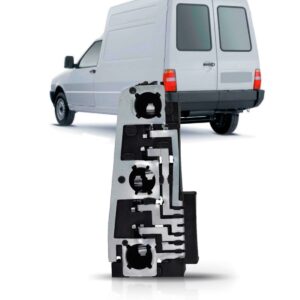 Circuito Lanterna Traseira Para Fiorino Elba 1997 A 2007 Lado Esquerdo