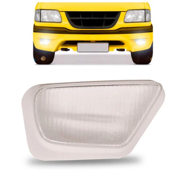 Lente Farol Milha Auxiliar S10 1998 1999 2000 Mega Desconto Lado Direito