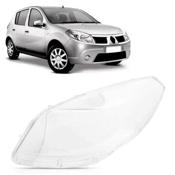 Lente Farol Sandero 2008 A 2011 Lado Esquerdo