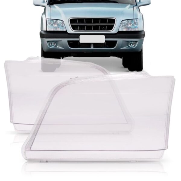 Lente Farol Chevrolet S10 Pittbull 2001 Á 2011 Lado Esquerdo