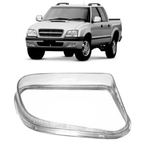Lente Farol Milha S10 Pitbull 2001 A 2011 Vidro Lado Direito