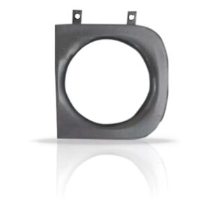 Kit Grade Radiador  D10 1974 A 1984 Preto Com Aros Ferro Preto