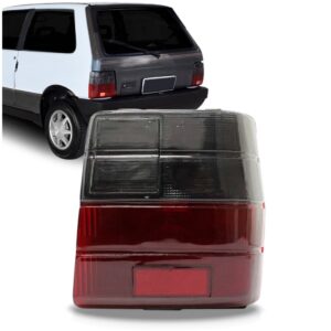 Lente Sinaleira Traseira Uno 1984 85 86/2003 Fume Acrílico Lado Direito