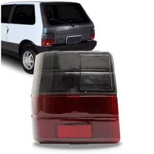 Lente Sinaleira Traseira Uno 1984 85 86/2003 Fume Acrílico Lado Esquerdo