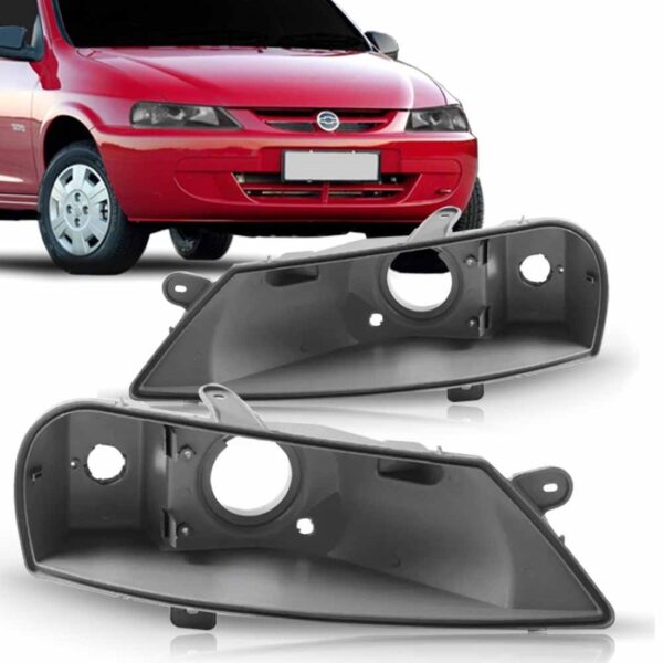Carcaça Farol Para Chevrolet Celta 2000 2001 2002 A 2006 Lado Direito