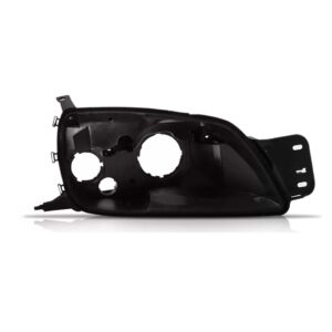 Carcaça Farol Fiesta Courier 2000 01 02 03 04 05 06 07 2008 Lado Direito