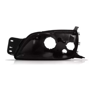 Carcaça Farol Fiesta Courier 2000 01 02 03 04 05 06 07 2008 Lado Esquerdo