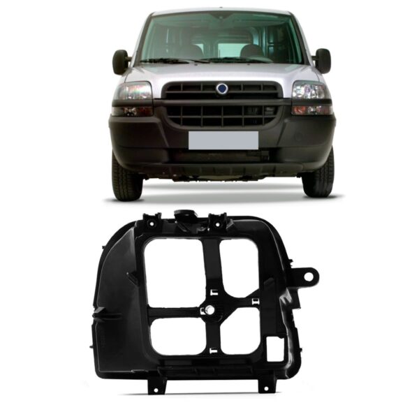 Carcaça Farol Doblo 2002 2003 2004 2005 2006 2007 2008 2009 Lado Direito