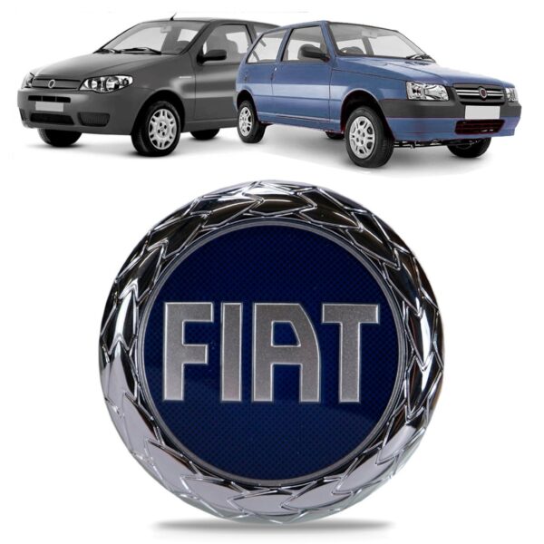 Emblema Grade Uno Palio Flex 2004 2005 06 07 08 09 2010 Azul