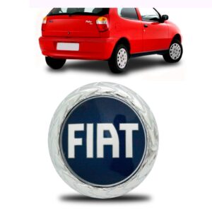 Emblema Tampa Traseira Palio Fire 2001 2002 2003 Azul