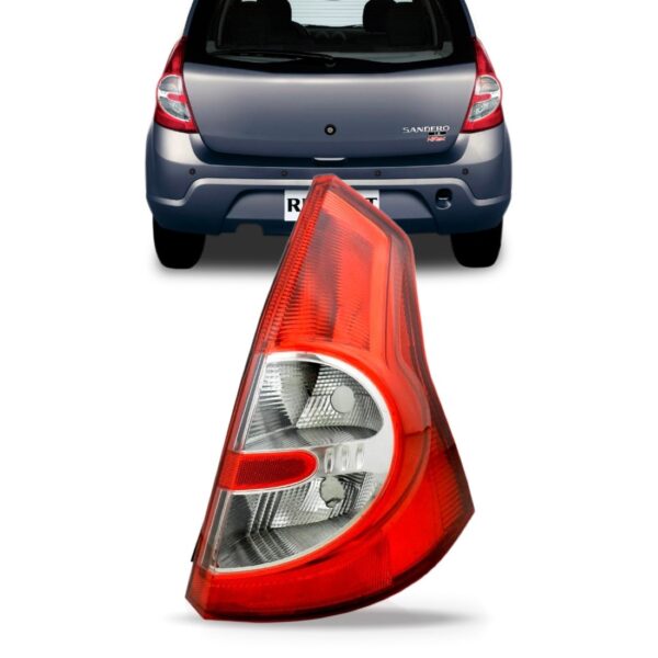 Lanterna Traseira Sandero Bicolor 2008 2009 2010 2011 Lado Direito