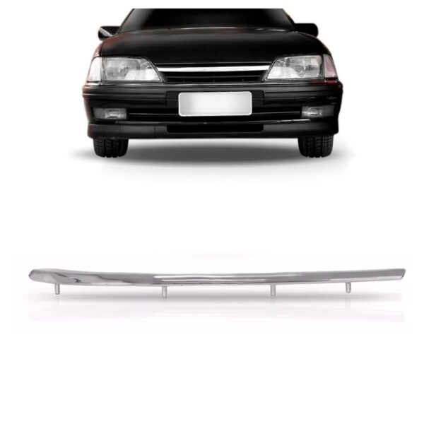 Friso Parachoque Dianteiro Omega 1992 93 94 A 1998 Cromado Lado Direito