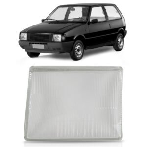 Lente Farol Uno 1985 1986 1987 1988 1989 1990 Mega Desconto Lado Esquerdo