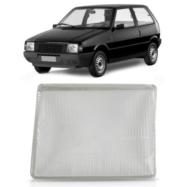 Lente Farol Uno 1985 1986 1987 1988 1989 1990 Mega Desconto Lado Esquerdo