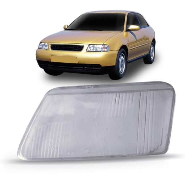 Lente Farol Audi A3 1996 1997 1998 1999 2000 Lado Esquerdo