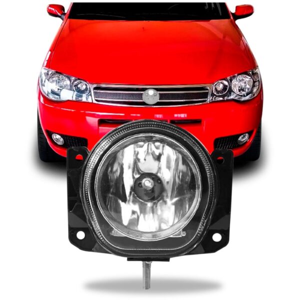 Farol Milha Auxiliar Palio 2001/2011 Com Ferradura Lâmpada