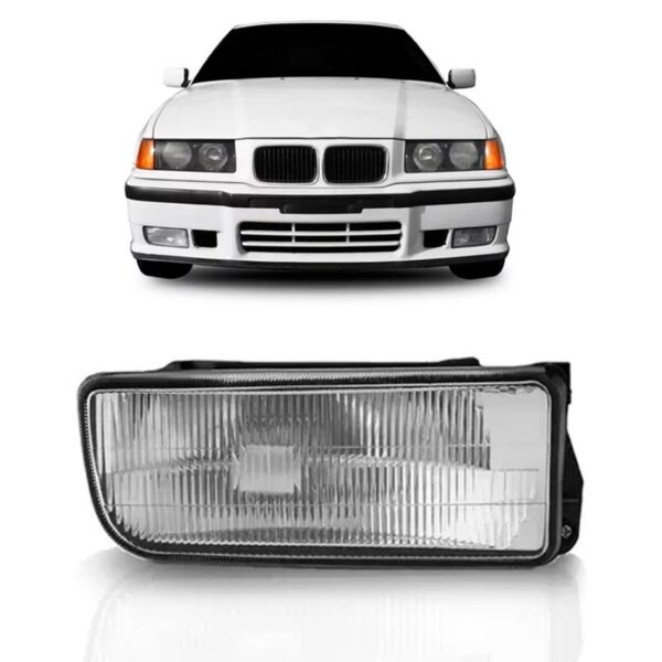 Farol Milha Auxiliar Bmw S3 91 92 93 94 95 96 1997 1ª Linha Direita
