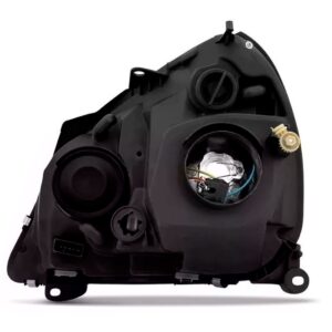 Farol Dianteiro Para Renault Clio 03 04 A 12 Cinza 1ª Linha Esquerdo/motorista