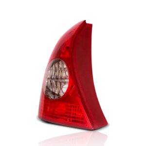 Lanterna Traseira Para Clio Hatch 2003 A 2012 1ª Linha Esquerdo Vermelho/bicolor