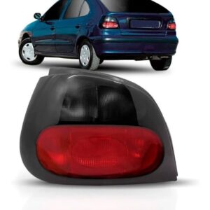 Lanterna Traseira Megane Hatch 1996/1999 Mala Fume 1ª Linha Esquerdo