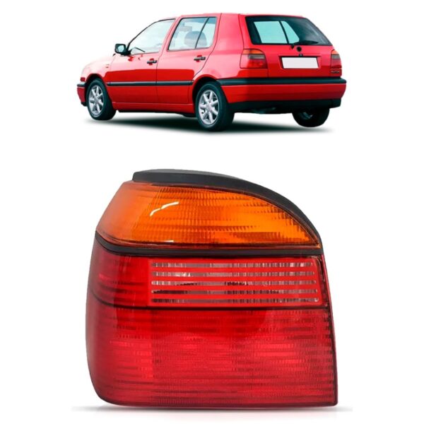 Lanterna Traseira Golf 1994 1995 1996 1997 Tricolor Lado Esquerdo