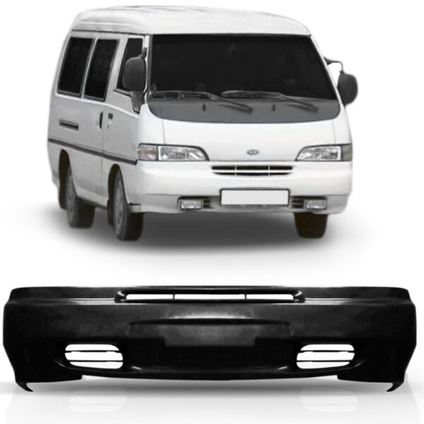 Parachoque Para Hyunday H100 1995 1996 Dianteiro 1a Linha  Preto