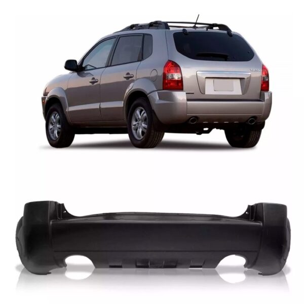 Parachoque Traseiro Tucson 2004 A 2013 2 Furos 1a Linha