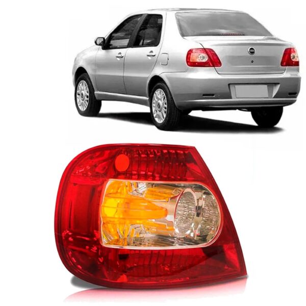 Lanterna Traseira Siena 2004 2005 2006 2007 Foco Simples Lado Esquerdo