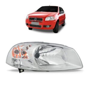 Farol Palio 08 A 2016 Strada 14 A 2020 Reto Cromado 1ª Linha Direito/passageiro