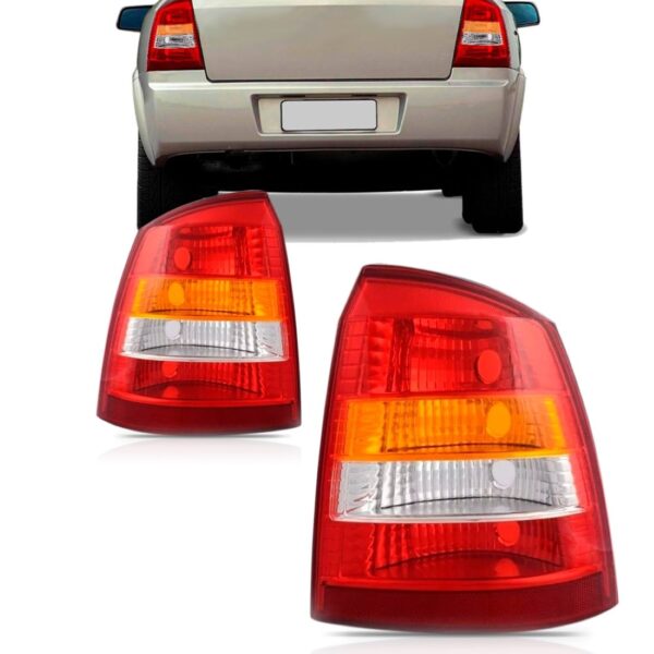 Sinaleira Traseira Astra Hatch 1998 1999 A 2002 Tricolor Lado Esquerdo