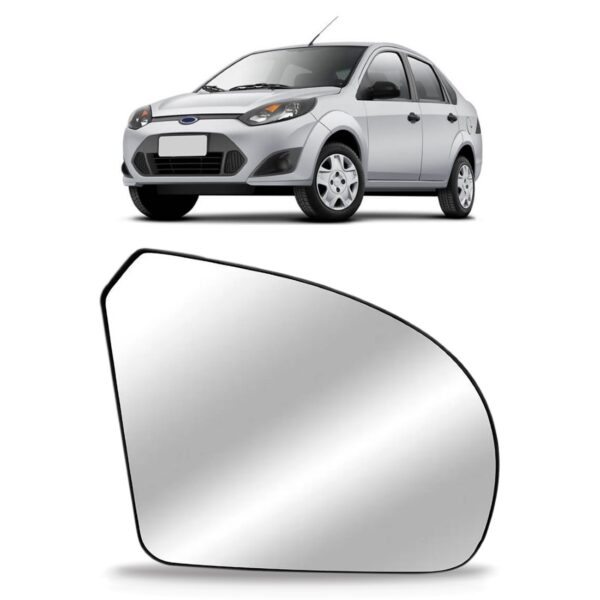 Lente Espelho Retrovisor Fiesta 2003 04 05 06 07 08 A 2012 Lado Direito
