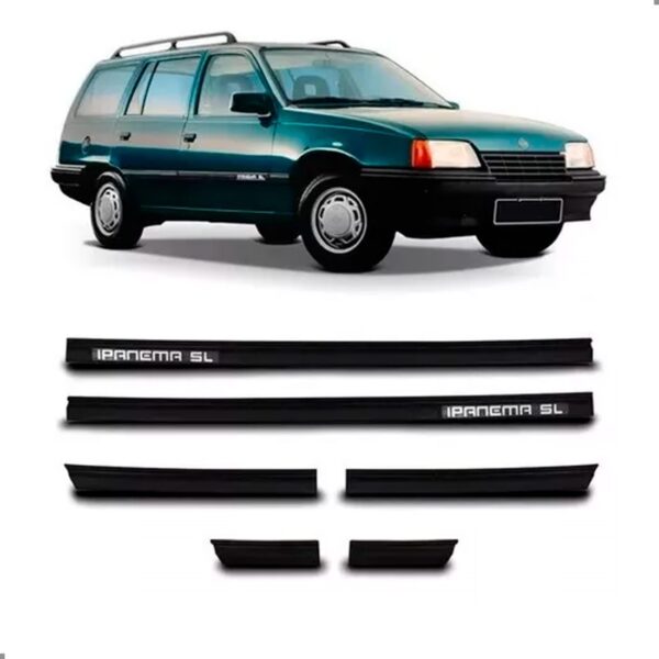 Jogo Friso Borrachão Para Ipanema Sl 1989 89 A 1994 1995 Preto