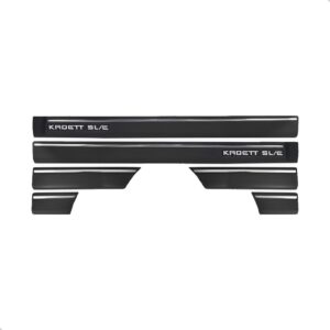 Friso Lateral Kadett Sle 1989 A 1998 Preto 6 Peças - Preto