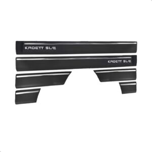 Friso Lateral Kadett Sle 1989 A 1998 Preto 6 Peças - Preto