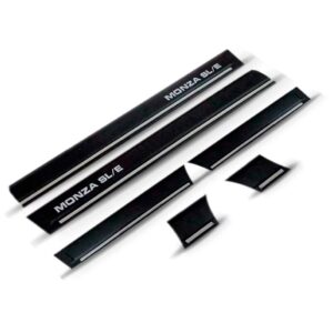 Friso Lateral Monza Sle 1991 A 1993 2pts 6pcs Preto Preto
