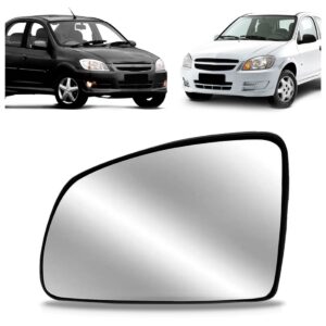 Lente Espelho Retrovisor Celta Prisma 06 07 08 09 10 11 2012 Lado Esquerdo