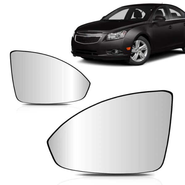 Lente Retrovisor Chevrolet Cruze 2011 2012 2013 2014 Sem Aqu Lado Esquerdo