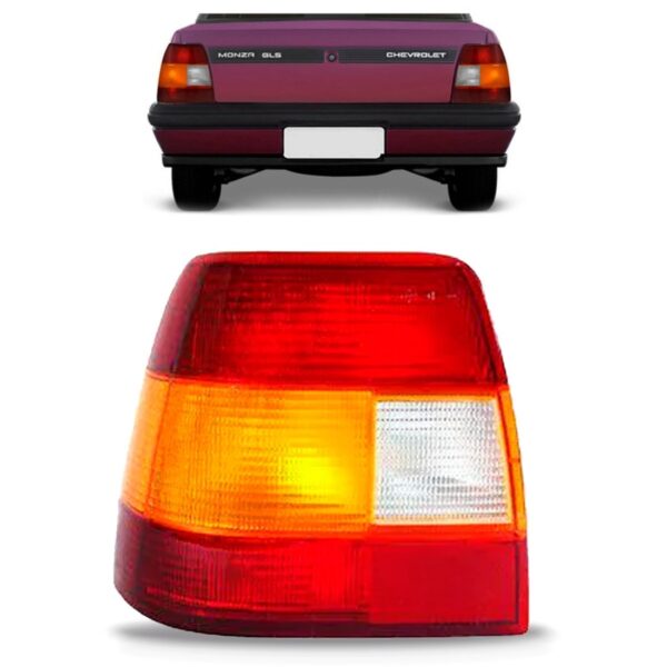 Sinaleira Traseira Monza 1991 1992 1993 94 95 1996 Tricolor Lado Esquerdo