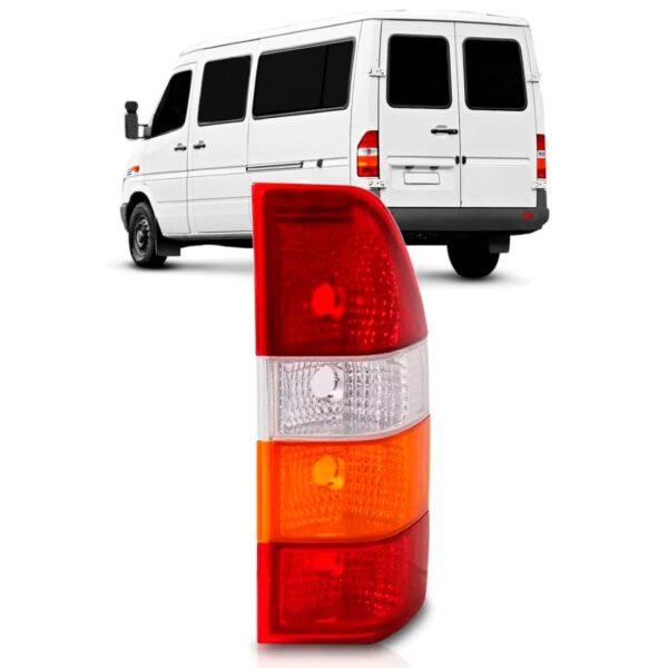 Lanterna Traseira Sprinter 1995/2002 Tricolor Furgão Oferta Lado Direito