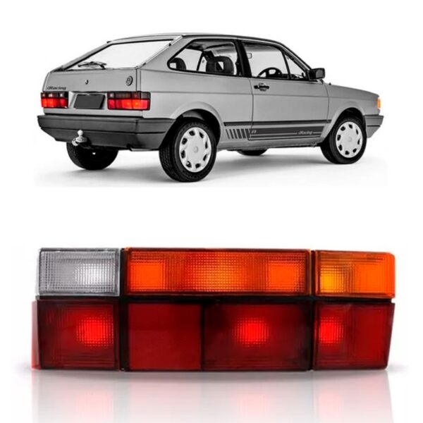 Lanterna Traseira Gol 1987/94 Tricolor Lente Acrilico Oferta Lado Direito