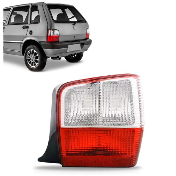 Sinaleira Traseira Uno 2004 2005 2006 2007 08 09 2010 Bicolo Lado Direito