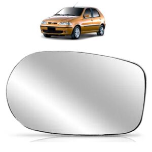 Lente Espelho Retrovisor Palio 2001 2002 2003 2004 Lado Esquerdo