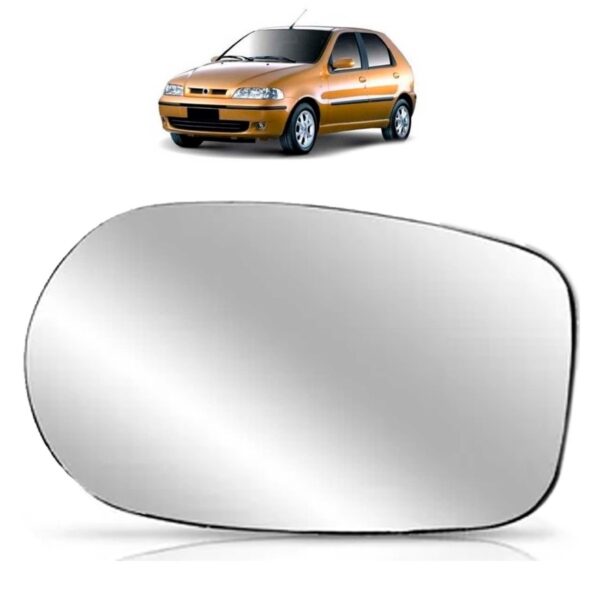 Lente Espelho Retrovisor Palio 2001 2002 2003 2004 Lado Esquerdo